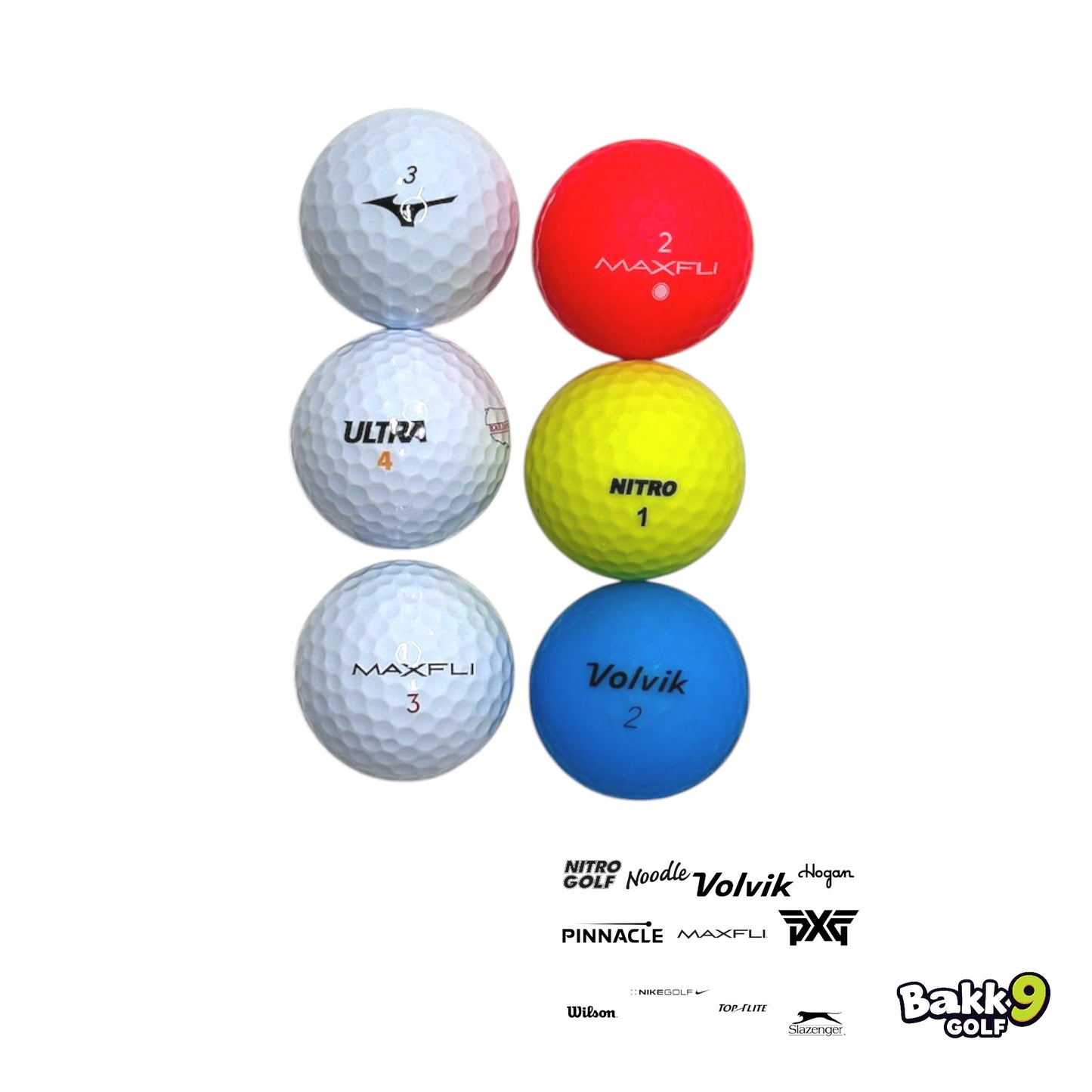 Mixed Brand Golf Balls