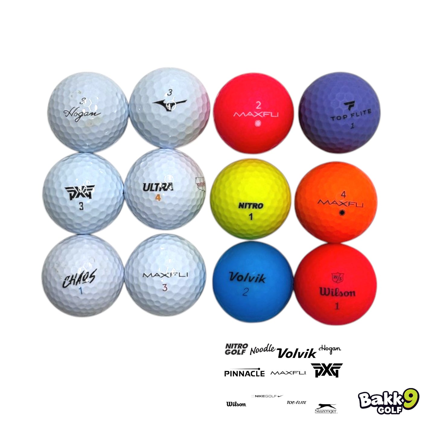 Mixed Brand Golf Balls